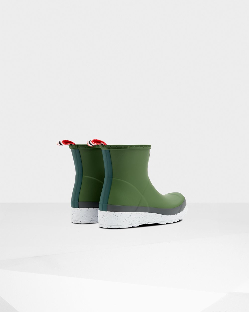 Botas Play Hunter Feminina Verdes/Branco - Original Short Speckle Rain - 82IDYPWBF